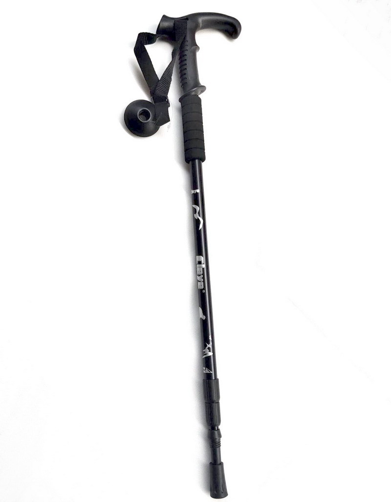 Aluminum Telescopic Hiking Pole - Lightweight Trekking Walking Stick