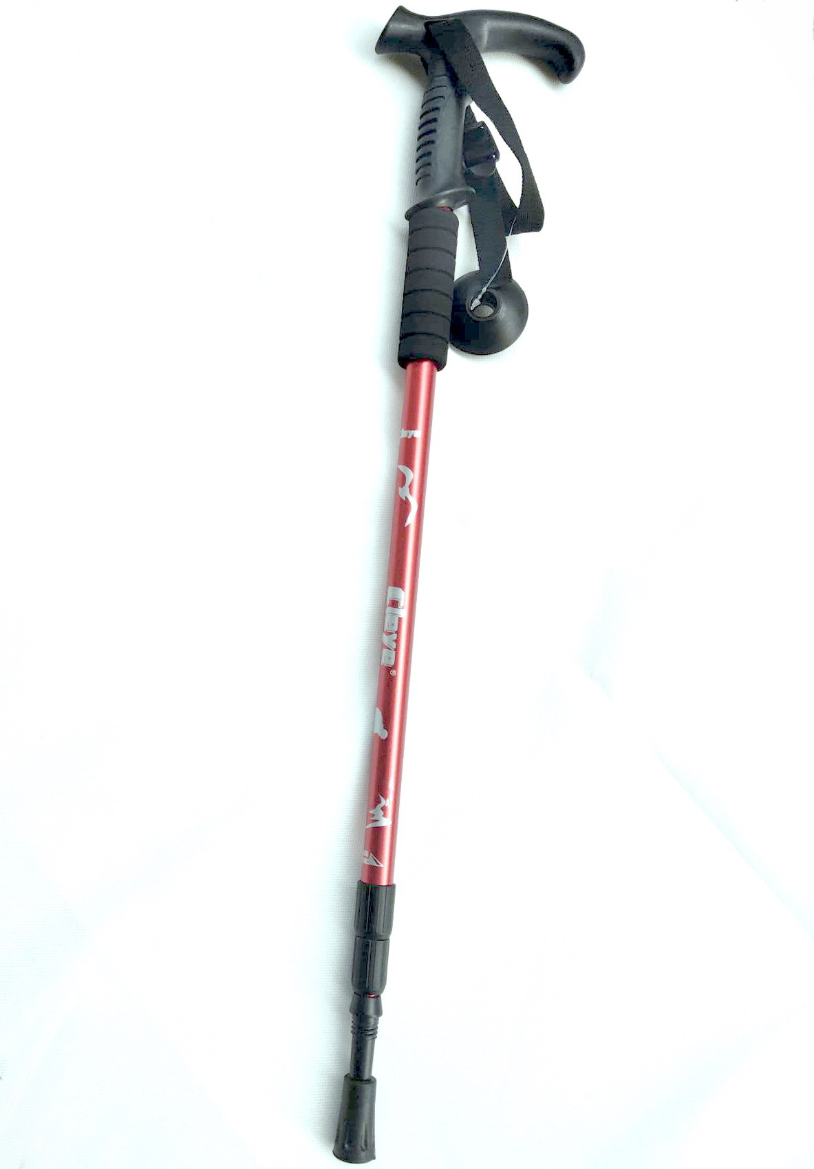 Aluminum Telescopic Hiking Pole - Lightweight Trekking Walking Stick