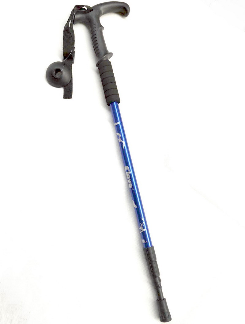 Aluminum Telescopic Hiking Pole - Lightweight Trekking Walking Stick
