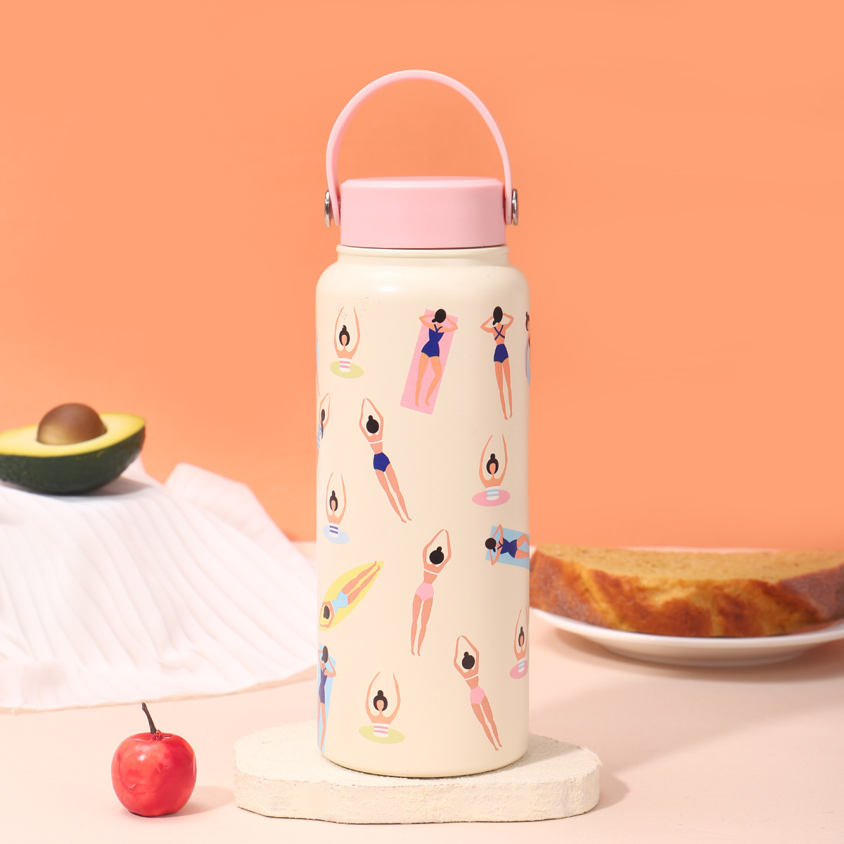 Cross-Border Stainless Steel Sports Bottle - Vacuum Insulated Cycling Cup