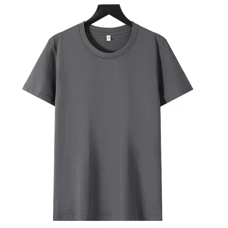 Classic 100% Cotton Crew Neck T-Shirt - Basic Short Sleeve Tee