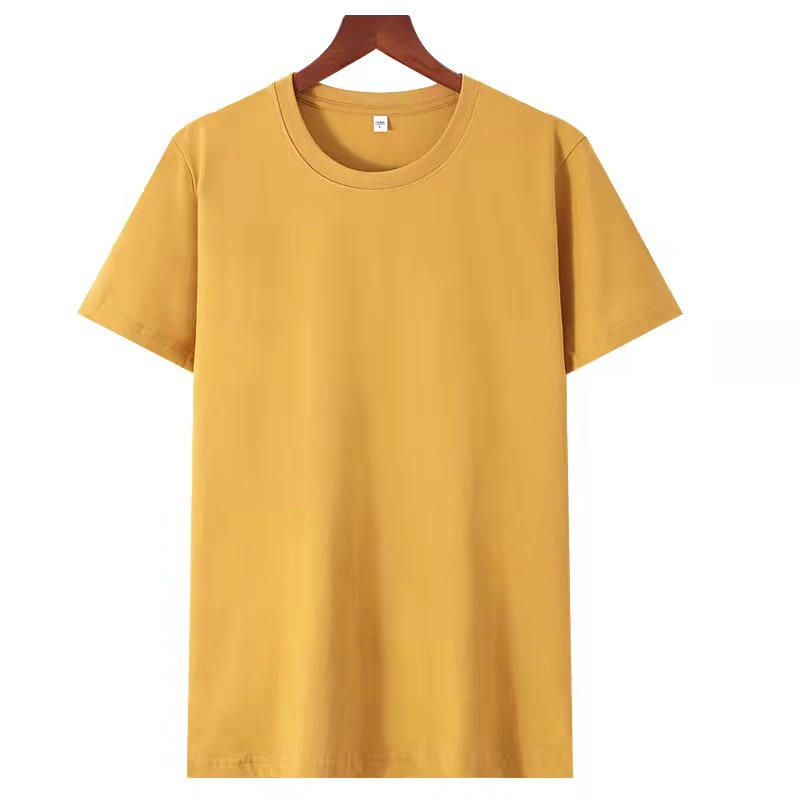 Classic 100% Cotton Crew Neck T-Shirt - Basic Short Sleeve Tee