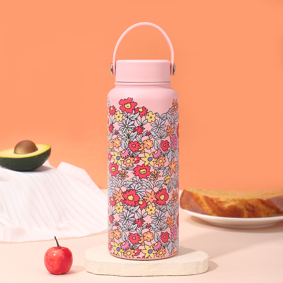 Cross-Border Stainless Steel Sports Bottle - Vacuum Insulated Cycling Cup