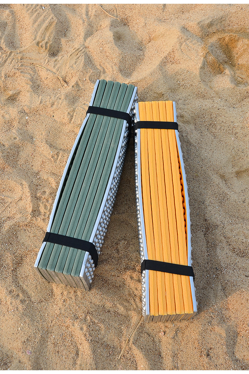 Folding Egg-Crate Foam Mat - IXPE Aluminum Moisture-Proof Camping Pad 8K Sold