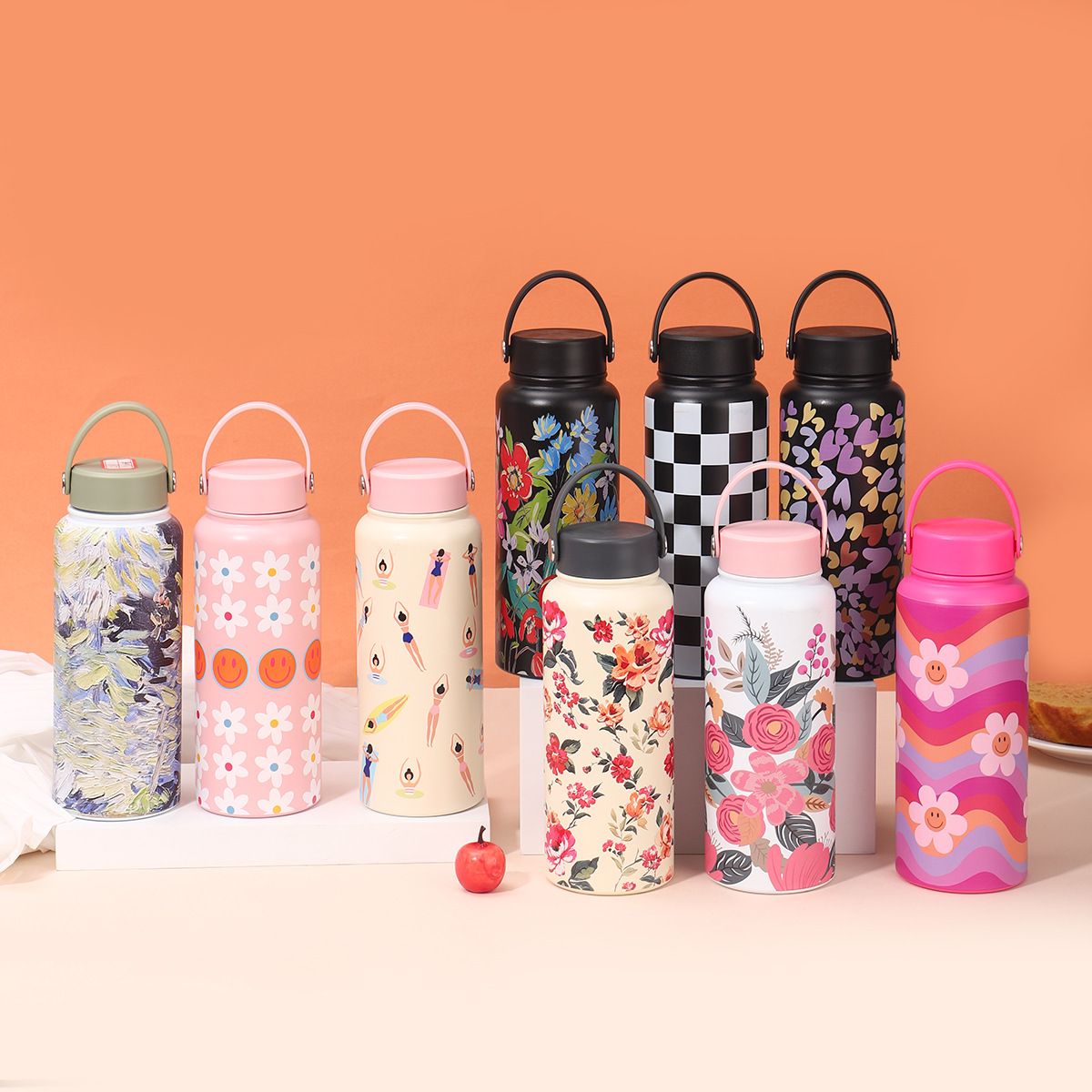 Cross-Border Stainless Steel Sports Bottle - Vacuum Insulated Cycling Cup
