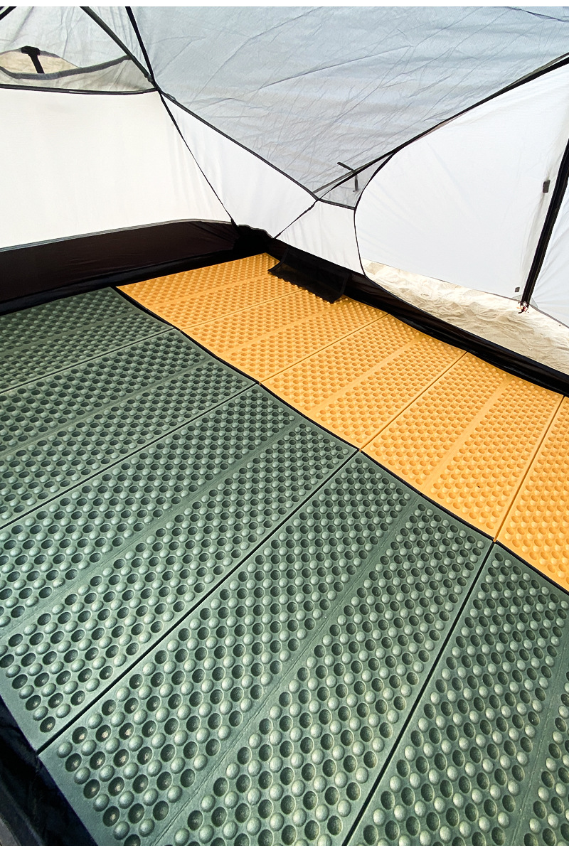 Folding Egg-Crate Foam Mat - IXPE Aluminum Moisture-Proof Camping Pad 8K Sold