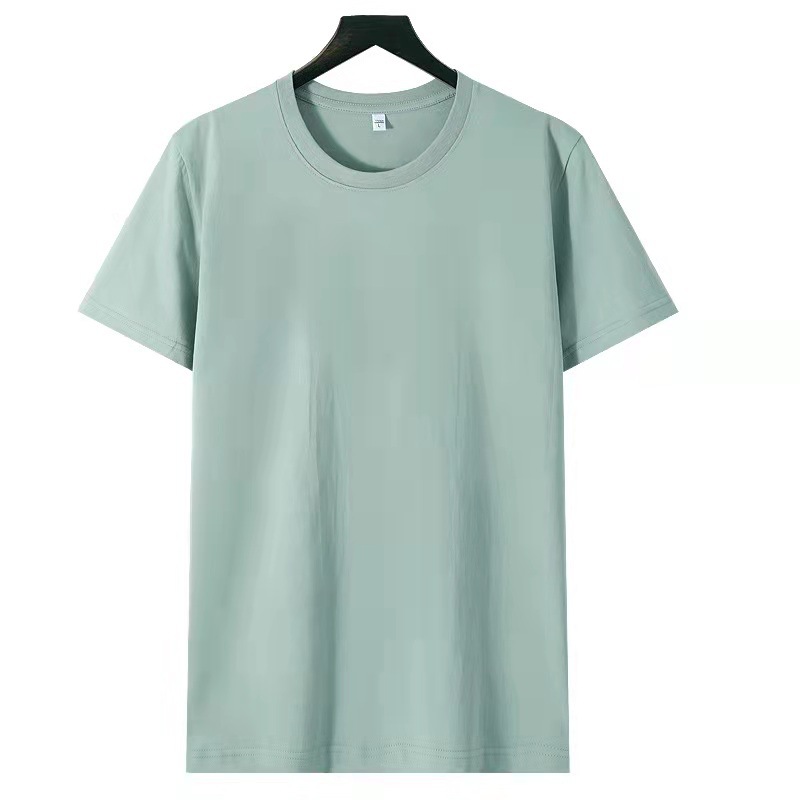 Classic 100% Cotton Crew Neck T-Shirt - Basic Short Sleeve Tee