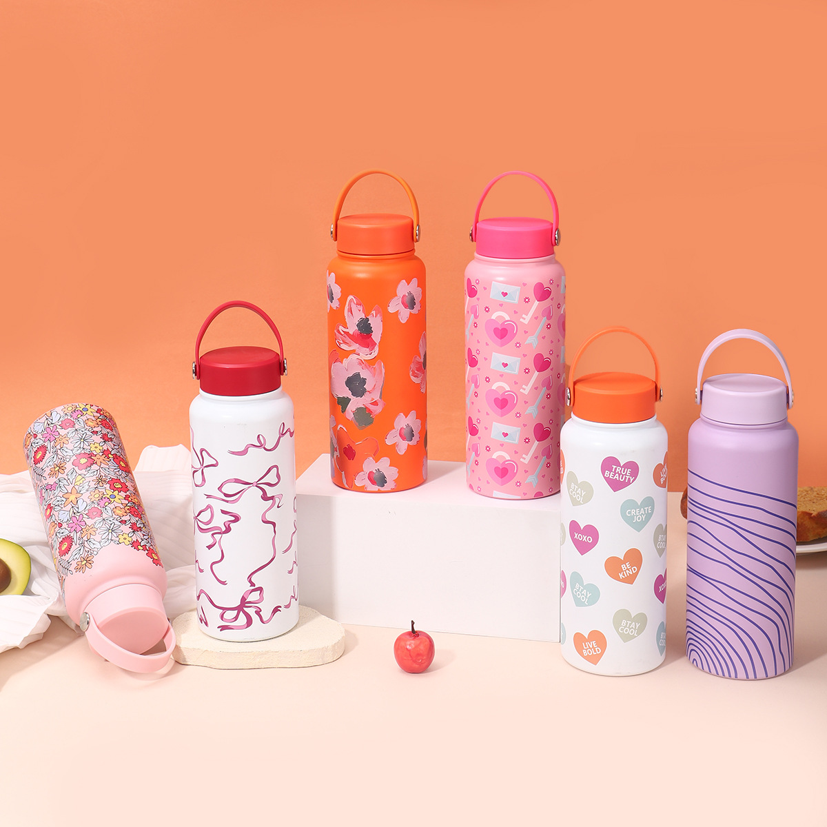 Cross-Border Stainless Steel Sports Bottle - Vacuum Insulated Cycling Cup