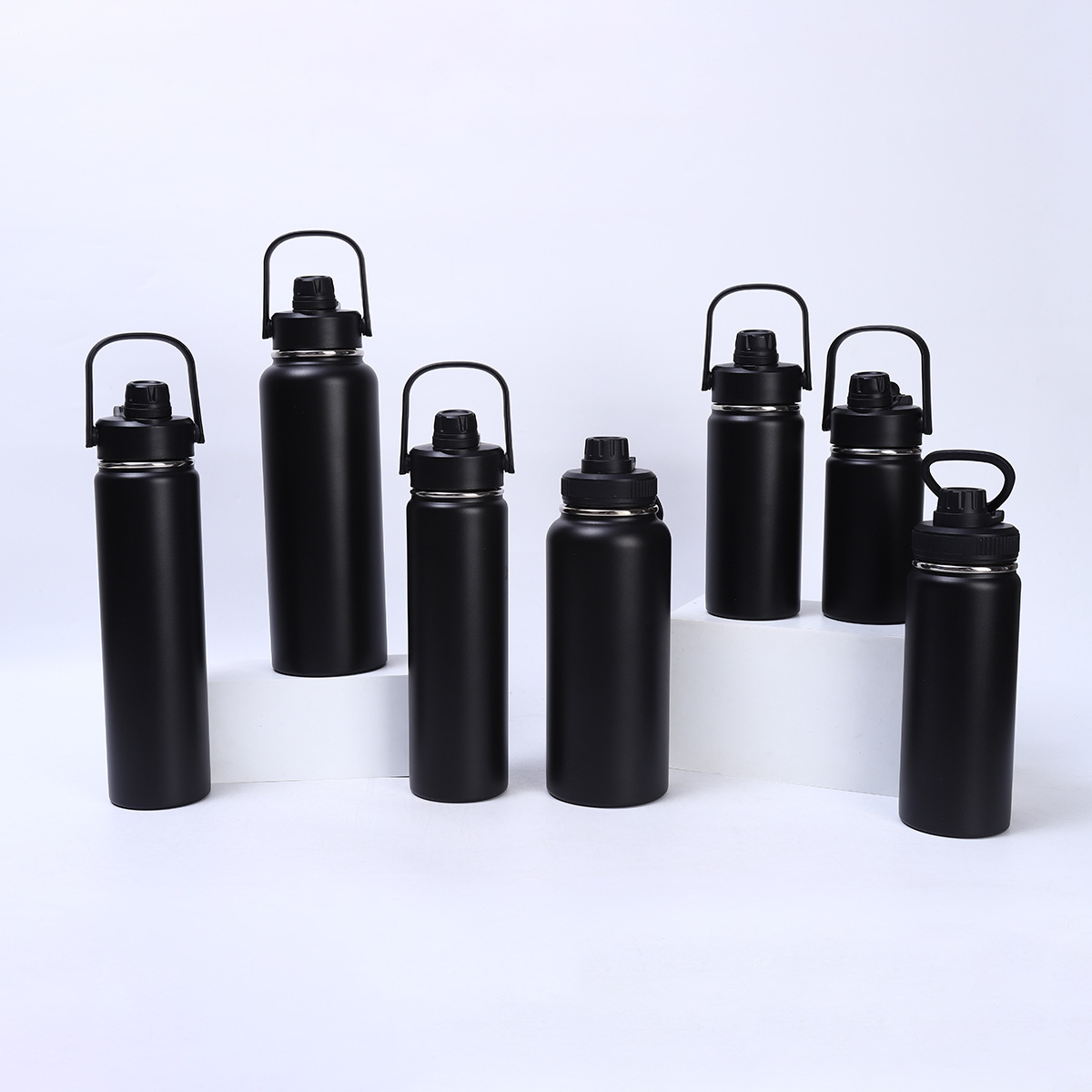 304 Stainless Steel Sports Water Bottle - Vacuum Flask Travel Mug