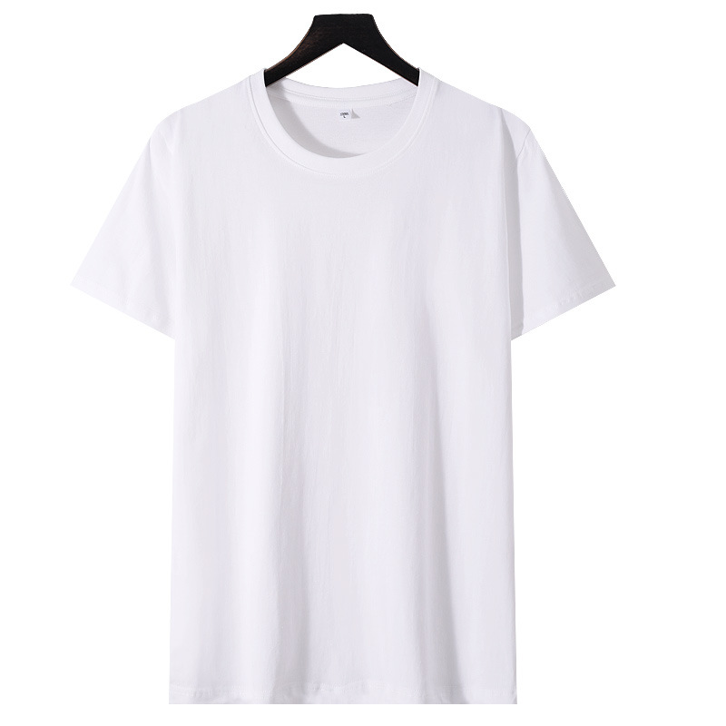 Classic 100% Cotton Crew Neck T-Shirt - Basic Short Sleeve Tee