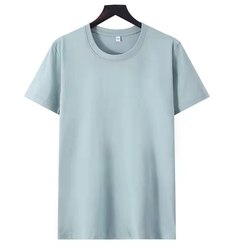 Classic 100% Cotton Crew Neck T-Shirt - Basic Short Sleeve Tee