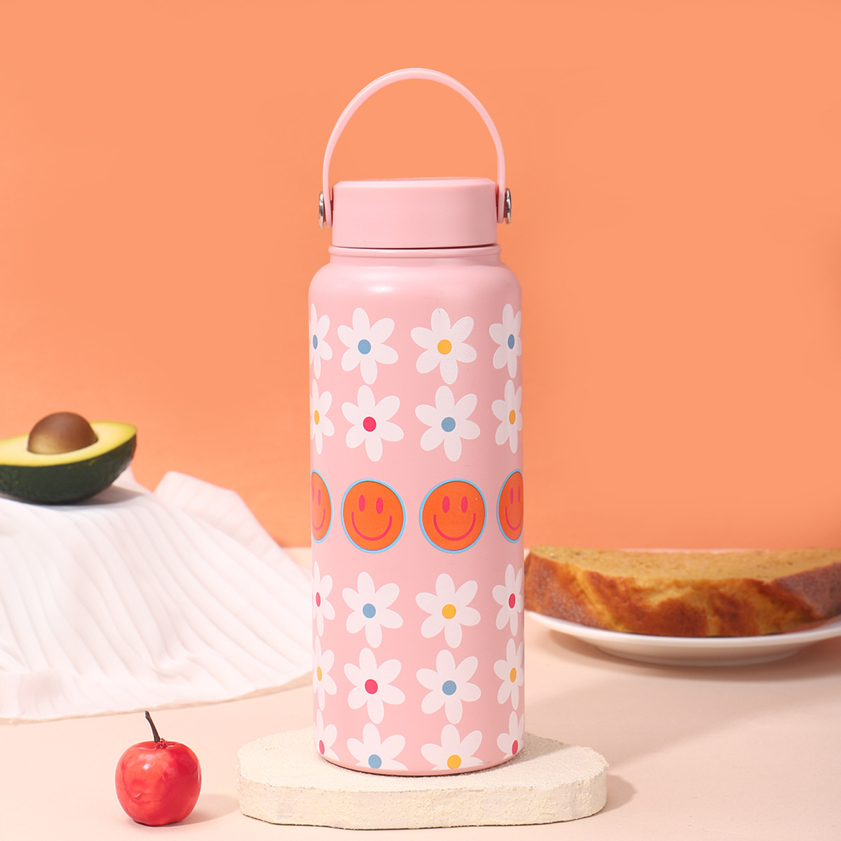 Cross-Border Stainless Steel Sports Bottle - Vacuum Insulated Cycling Cup