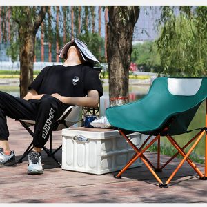 Cross-border Folding Camping Chair - Portable OEM Moon Chair 34K Sold