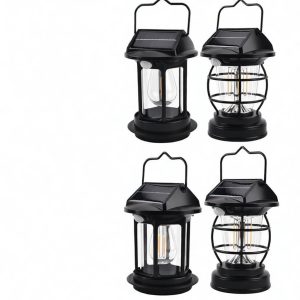 Solar Camping Lantern – Waterproof Rechargeable LED Long Battery Life