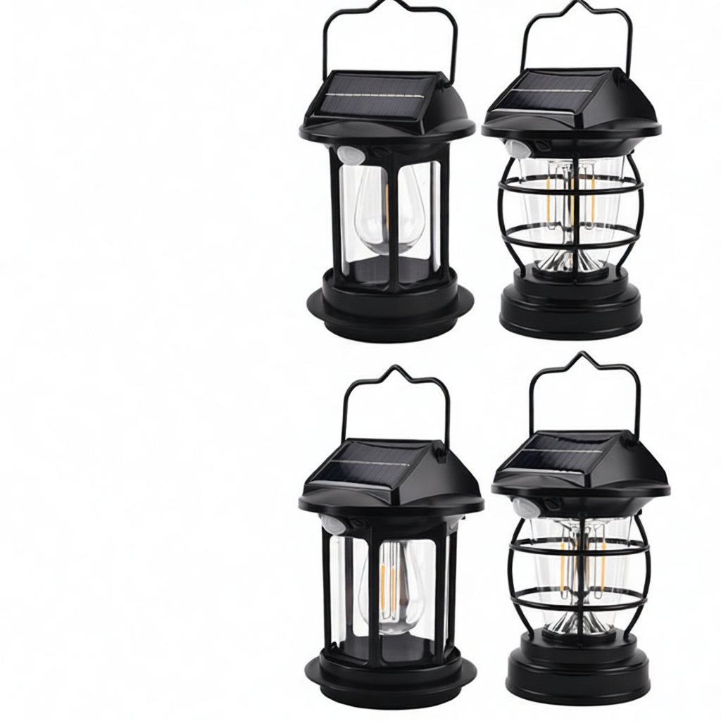 Solar Camping Lantern – Waterproof Rechargeable LED Long Battery Life
