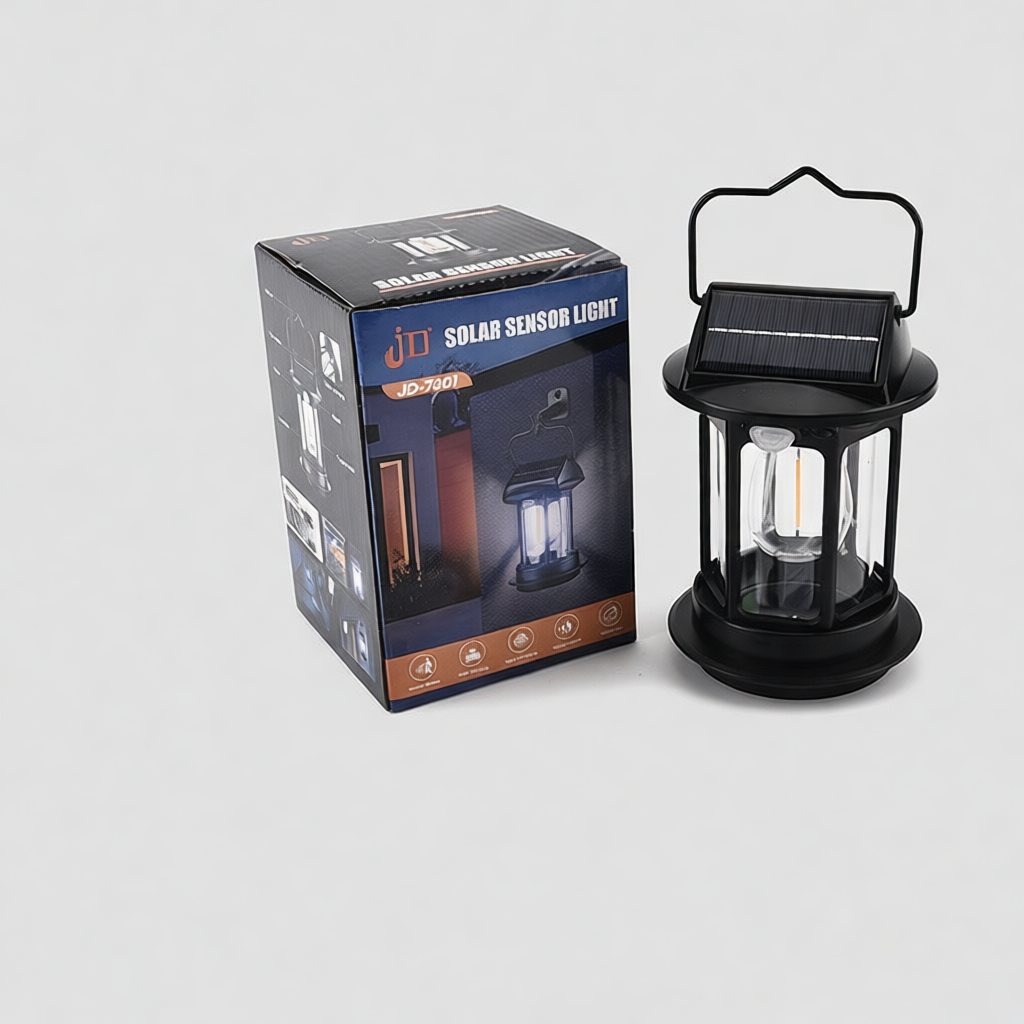 Solar Camping Lantern – Waterproof Rechargeable LED Long Battery Life
