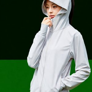 Women’s UPF50+ Sun Protection Jacket – Ice Silk Cool-Touch UV Skin Coat
