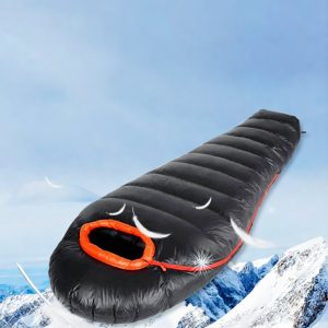 Ultralight Down Mummy Sleeping Bag – Hiking Camping Portable Compressible