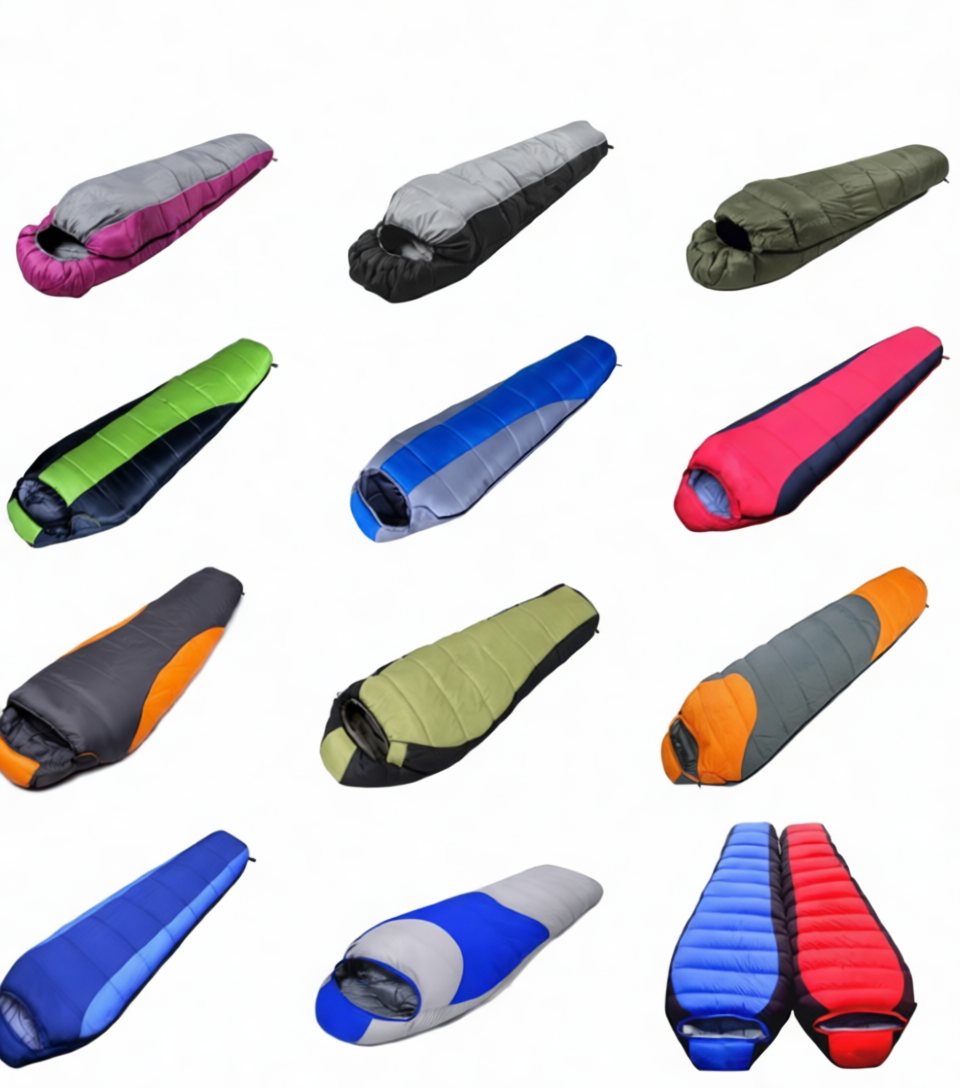 Outdoor Envelope Sleeping Bag – Warm Portable Single Winter Camping