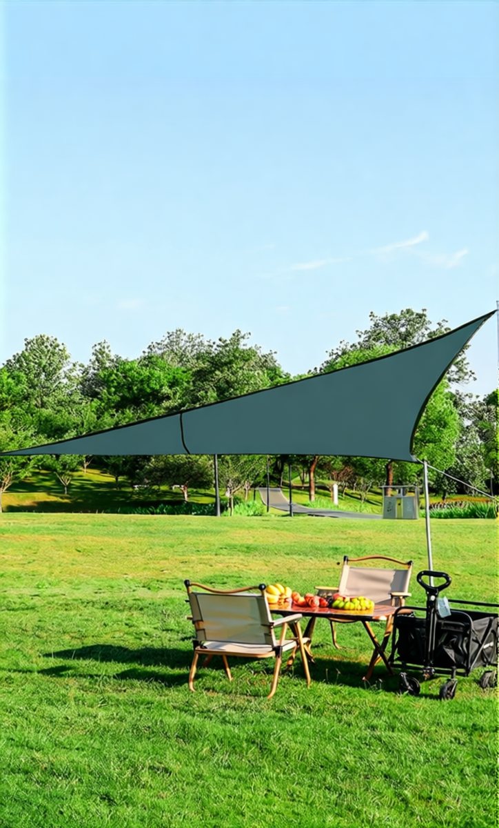 Blackout Camping Tarp Canopy – Portable UV Protection Waterproof Shelter
